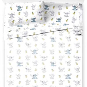 Alternative view of Juego de cama de 7 piezas: colcha con sabanas y fundas de Lilo & Stitch, tamaño queen - Marca Saturday Park