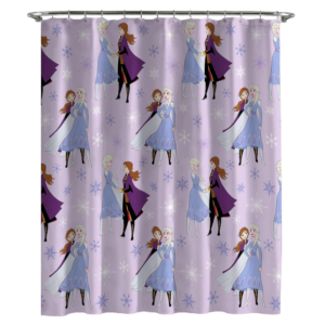 Alternative view of Cortina de baño y alfombra juego de 14 piezas de Disney Frozen