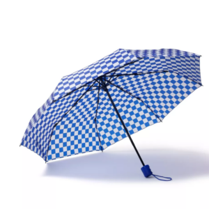 Alternative view of Paraguas compacto de viaje, azul - Bullseye's Playground™