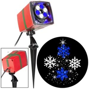 Proyector laser de luces navideñas con diseños de copo de nieve -Lightshow