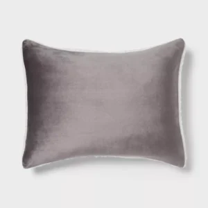 Alternative view of Juego de edredón (3 piezas) y funda de almohada de piel sintética KING - Threshold