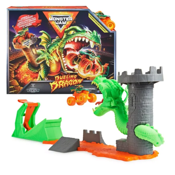 Juguete de camión monstruo contra Dragón - Monster Jam