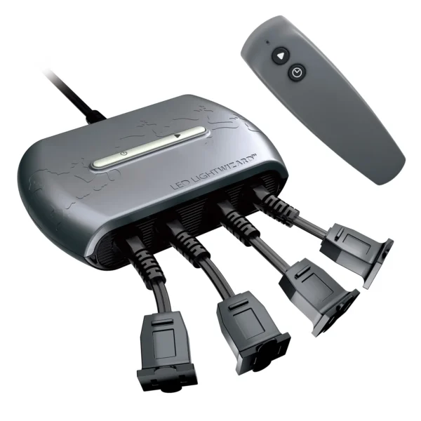 Multicontacto para luces navideñas con control remoto -Lumations