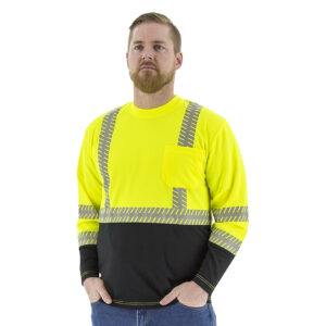 Camisa de manga larga con reflectante talla L para hombre - Majestic Class