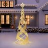 Decoración de árbol navideño brillante Slim Shimmer de 7 pies - Members Mark