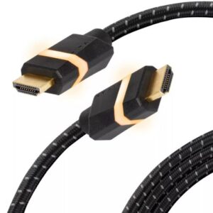 Cable HDMI de 6 pies con Ethernet, color negro - Marca Titan