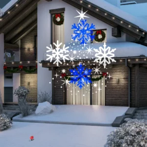 Alternative view of Proyector laser de luces navideñas con diseños de copo de nieve -Lightshow