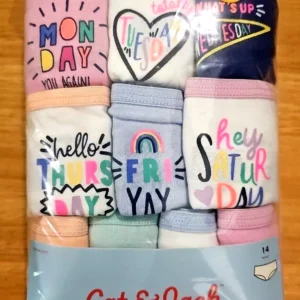 Paquete de 10 calzones tipo hipster para niña talla 14 -Cat & Jack