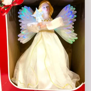 Alternative view of Decoración navideña angel con luz LED para árbol de navidad  - Mr. Christmas