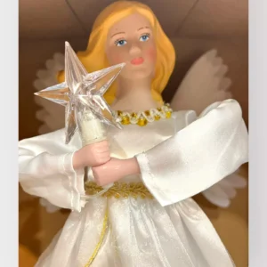 Decoración navideña angel con luz LED para árbol de navidad  - Mr. Christmas