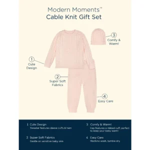 Alternative view of Conjunto de ropa 3 de piezas para niña talla 2T - Modern Moments Store