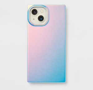 Funda cuadrada con MagSafe para iPhone 15/iPhone 14/iPhone 13, Iridiscente - heyday™