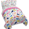 Juego de cama de 5 piezas tamaño individual, bird - Jay Franco Vintage