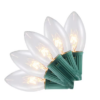 Serie de luces incandescentes de 24 ft y 25 bombillas Luz Clara - Home Accents Holiday