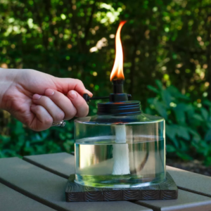 Alternative view of Lampara de aceite de llama ajustable - TIKI
