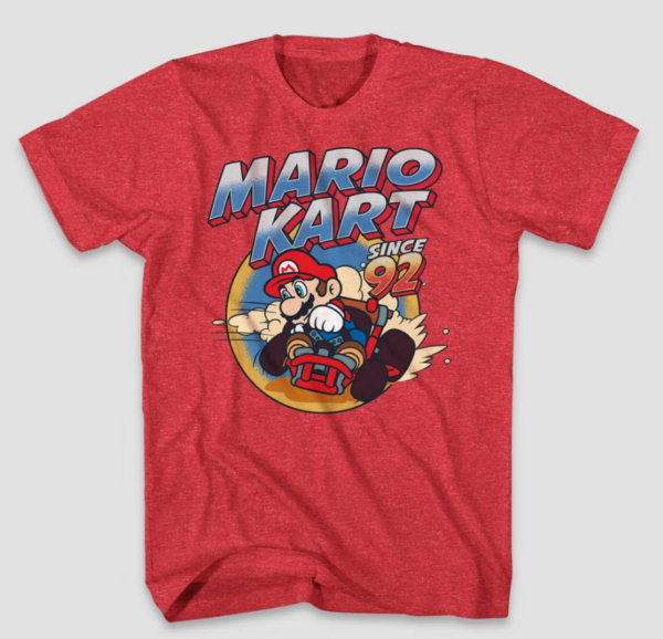 Camiseta de manga corta para hombre XL de Mario Kart de Nintendo