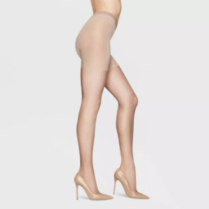 Alternative view of Medias moldeadoras de cintura alta transparentes para mujer Talla XXL, Nude - Hanes Premium