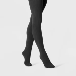 Medias negras para dama con forro polar talla L/XL - A New Day
