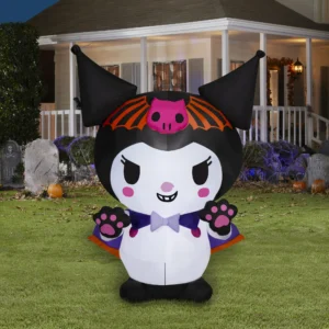 Inflable para halloween de 4.5 pies de Kuromi con disfraz -Hello Kitty