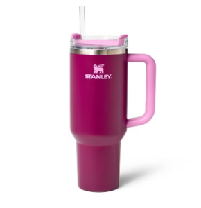 Vaso Stanley de Acero Inoxidable de 40oz. Color Rosa