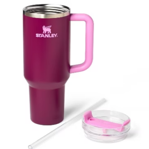 Alternative view of Vaso Stanley de Acero Inoxidable de 40oz. Color Rosa