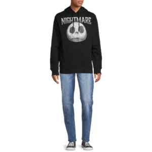 Alternative view of Sudadera con Capucha para caballero color negro talla L -The Nightmare Before Chrismas