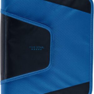 Alternative view of Carpeta con cierre de cremallera de 1-1/2 pulgadas, con 3 argollas, archivador expandible de 3 bolsillos -Five Star