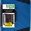 Carpeta con cierre de cremallera de 1-1/2 pulgadas, con 3 argollas, archivador expandible de 3 bolsillos -Five Star