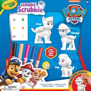 Kit para colorear con figuras de PawPatrol  marca Crayola