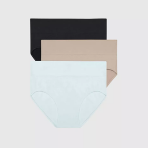 Paquete de 3 calzones para dama talla 6/M marca Hanes