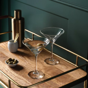 Alternative view of Juego de 4 copas de cóctel para martini de vidrio - Threshold™