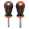 Par de desarmadores 1/4' x 1-1/2' con mango Comfort Grip marca Truper
