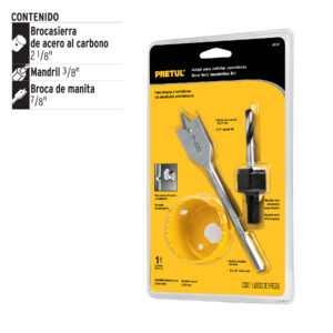 Alternative view of Juego para instalar cerraduras (3 piezas) marca Pretul