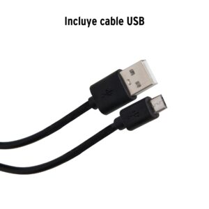 Alternative view of Linterna recargable de 1 LED 270 lm con luz de emergencia - Truper