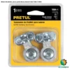 Par de terminales plomo poste lateral p/batería marca Pretul