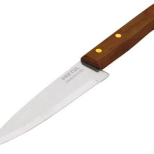 Cuchillo de chef de 8´ con mango de madera - Marca Pretul
