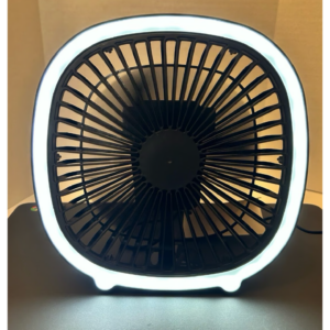Alternative view of Ventilador de escritorio iluminado  - Bullseye
