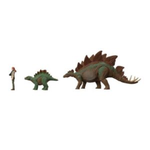 Alternative view of Figuras de accion del Dr Sarah Harding y Stegosaurus - Marca Jurassic World