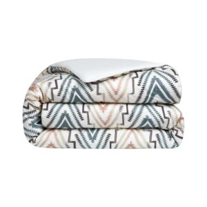 Alternative view of Juego de edredón de 5 piezas un solo color, tamaño Queen -Pendleton