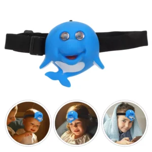 Alternative view of Linterna de campamento con forma de delfín para niños