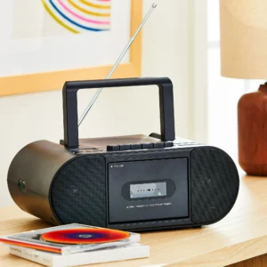 Radio digital Boombox cd/casset/bt portátil con Bluetooth - Onn