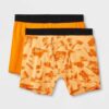 Paquete de 2 boxers naranjas para hombre, talla XS - Marca Original Use
