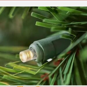 Alternative view of Arbol de navidad preiluminado Woodtrail con 100 luces LED de 4 pies - Home Accents Holiday