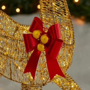 Alternative view of Decoracion navideña venado de 5 pies preiluminado con luces LED cálidas -Home Accents