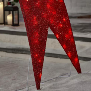 Alternative view of Decoración navideña preiluminada de arco con forma de moño de 9.5 ft - Home Accents