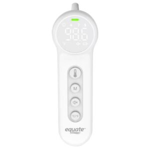 Termómetro de doble función a bluetooth, color blanco - Marca Equate