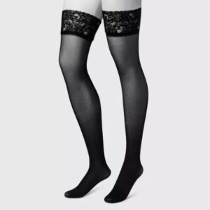 Alternative view of Medias altas con costura trasera para mujer, talla M - Marca Hanes Premium