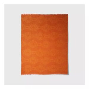 Manta color naranja con diseño de chenilla de 50" x 60" - Marca Bullseye´s Playground