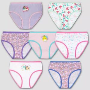 Paquete de 7 calzones para niña, talla 6 - Marca Squishmallows