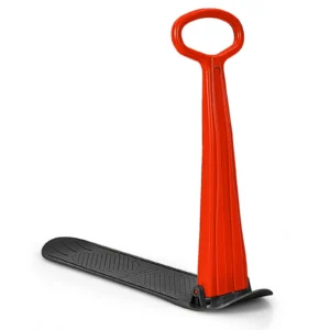 Scooter para la nieve con manilla de agarre de 77 kg color rojo
